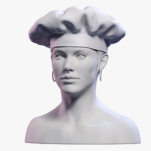 Chef's Toque 3D model