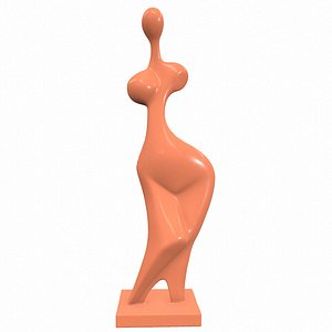 Abstract sculpture M086 3D model