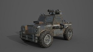 Post Apocalyptic Monster Rover Truck