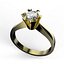 Solitaire-Ring 0.60ct