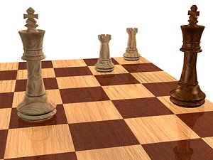 Rook Wooden Chess Pieces 3D - TurboSquid 2093554