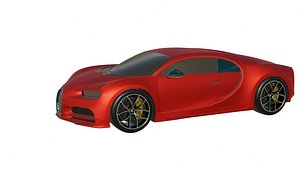 3D bugatti chiron