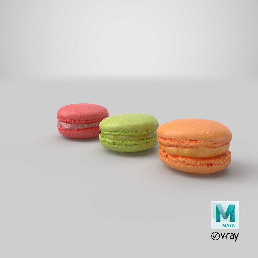 Macaron Set model https://p.turbosquid.com/ts-thumb/lV/AKg7Ff/95/stemcell_maya_vray_render/png/1649525999/1920x1080/fit_q87/bd66da0a4a03d219793ba40d67bd2edd563bde27/stemcell_maya_vray_render.jpg