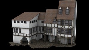 Minecraft Medieval Building Pack 3D Model $10 - .blend .obj .fbx .dae -  Free3D