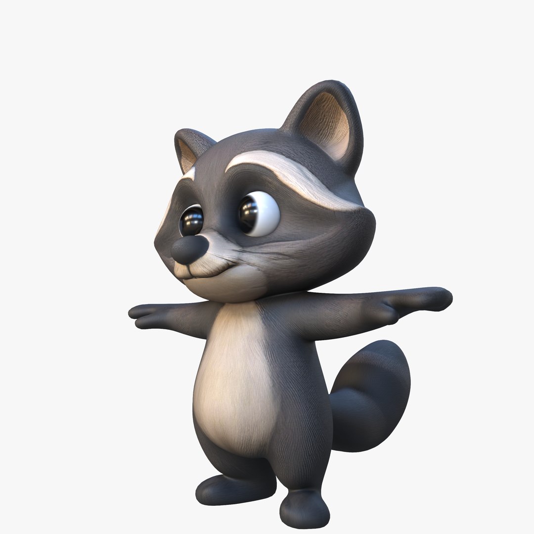 Cartoon Raccoon 3D model https://p.turbosquid.com/ts-thumb/lV/ITNkcd/81/image2/png/1746901501/1920x1080/fit_q87/7b244d062118dfd68f3a6908320a414b4d7d77cd/image2.jpg