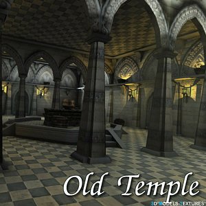 3D old temple