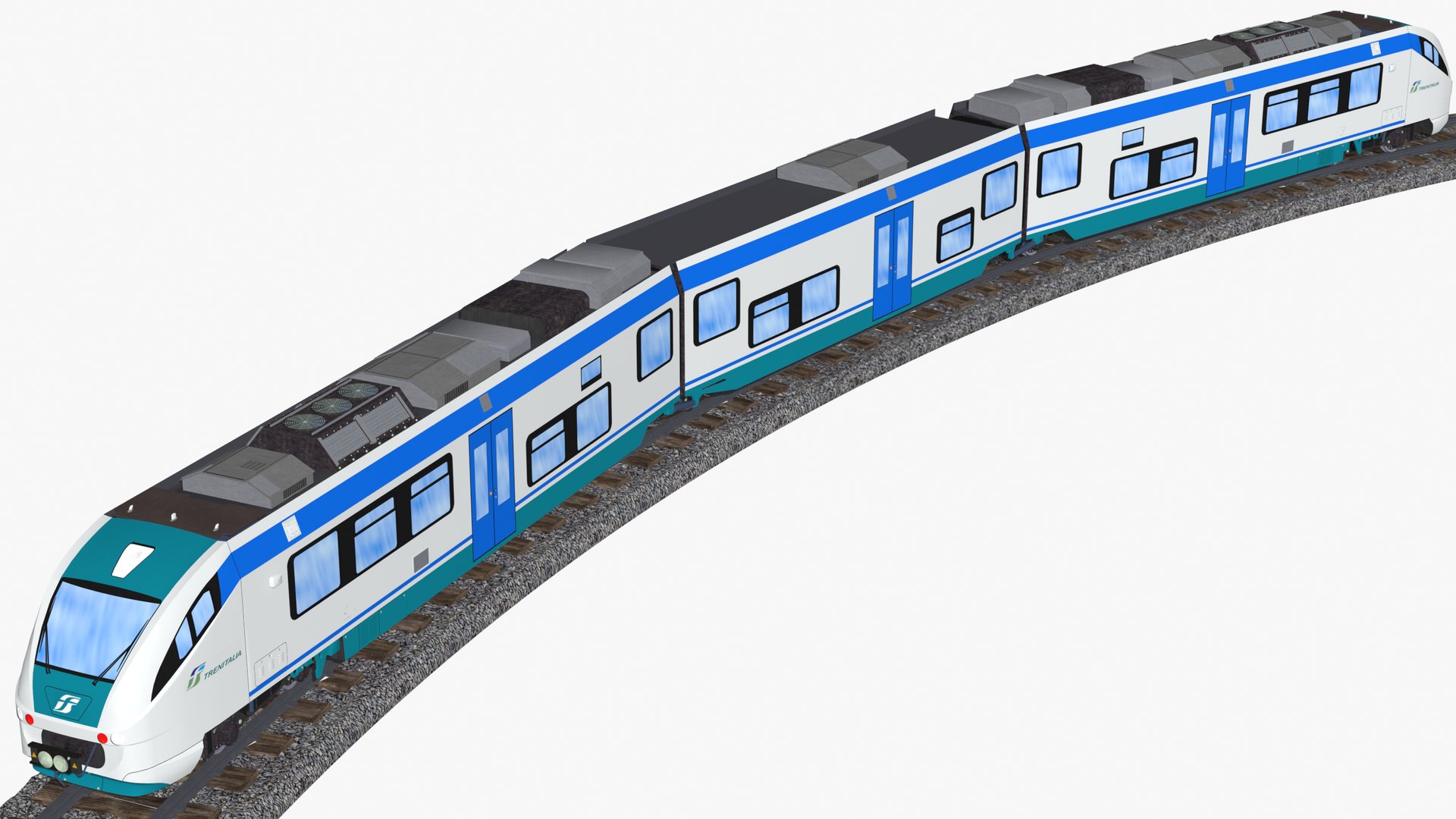 3D Coradia Meridian W - Fs Aln 501 Minuetto - Etr 245 - Trenitalia  Diesel-electric Passenger Train - TurboSquid 2214872, image size:1920x1080