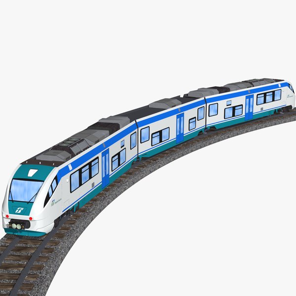 modelo 3d coradia meridian w - fs aln 501 minuetto - etr 245 - tren de ...