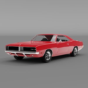3D 1969 dodge charger r