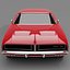 3D 1969 dodge charger r