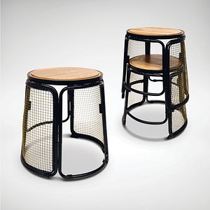 3D nash stool model