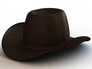 Western Cowboy Hat 3D