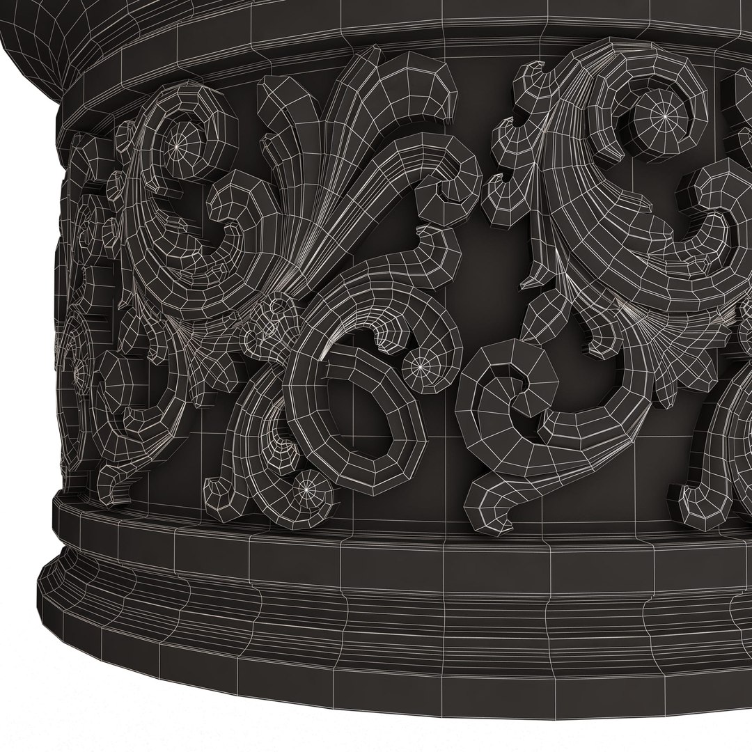 3D model Collection of Capitals 03 https://p.turbosquid.com/ts-thumb/lV/X1LaBN/Uh/wireframelowcarvedcapital13053/jpg/1704880350/1920x1080/fit_q87/7ca31874803b11323f84516c44ea187d64c1bf19/wireframelowcarvedcapital13053.jpg