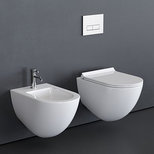 3D wall-hung toilet dream 7312