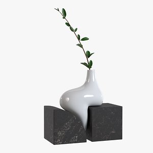 3D Futuristic Vase model