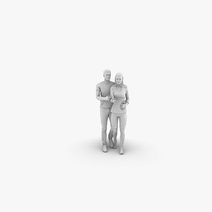 A Couple 3D model