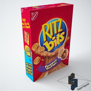 3d 3ds nabisco ritz peanut butter