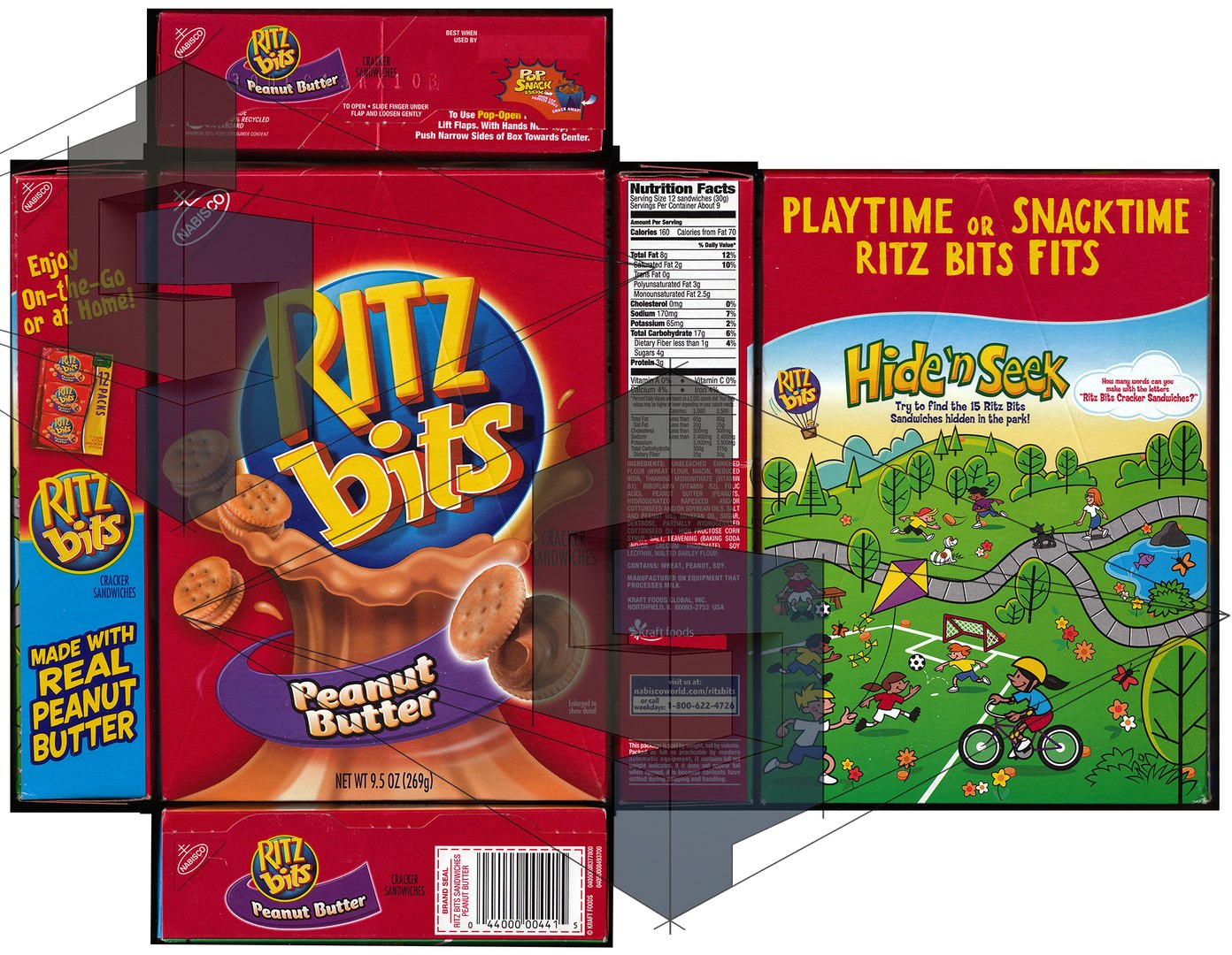 3d 3ds Nabisco Ritz Peanut Butter