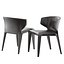 Table de cirque chaise clio Natuzzi