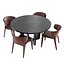 Table de cirque chaise clio Natuzzi