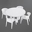 Table de cirque chaise clio Natuzzi