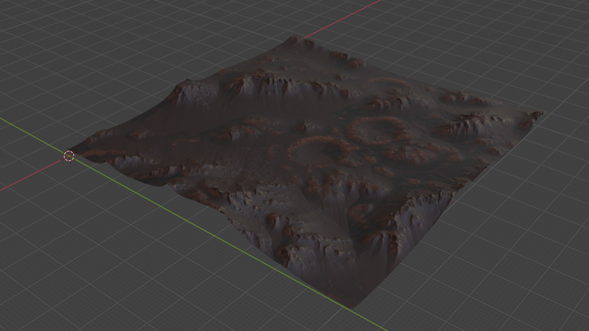 3D Mars Terrain 2 - TurboSquid 2202724