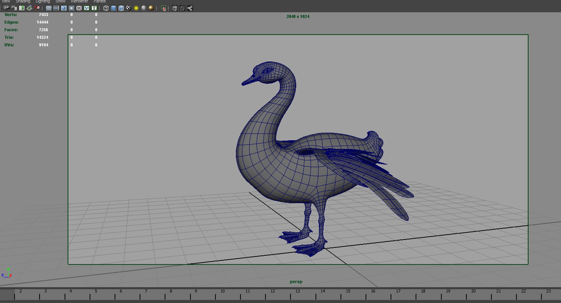 Swan Model - TurboSquid 1481770