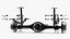 Toyota Hilux Leaf Spring Suspension Exploded View 3D model