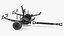 Toyota Hilux Leaf Spring Suspension Exploded View 3D model