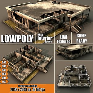 3d house interior model