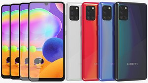 3D realistic samsung galaxy a31 model