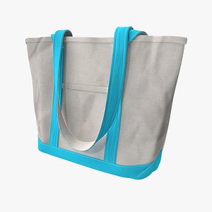 canvas tote bag 3d 3ds