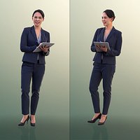 10551 Bao - Business Woman Taking Notes
