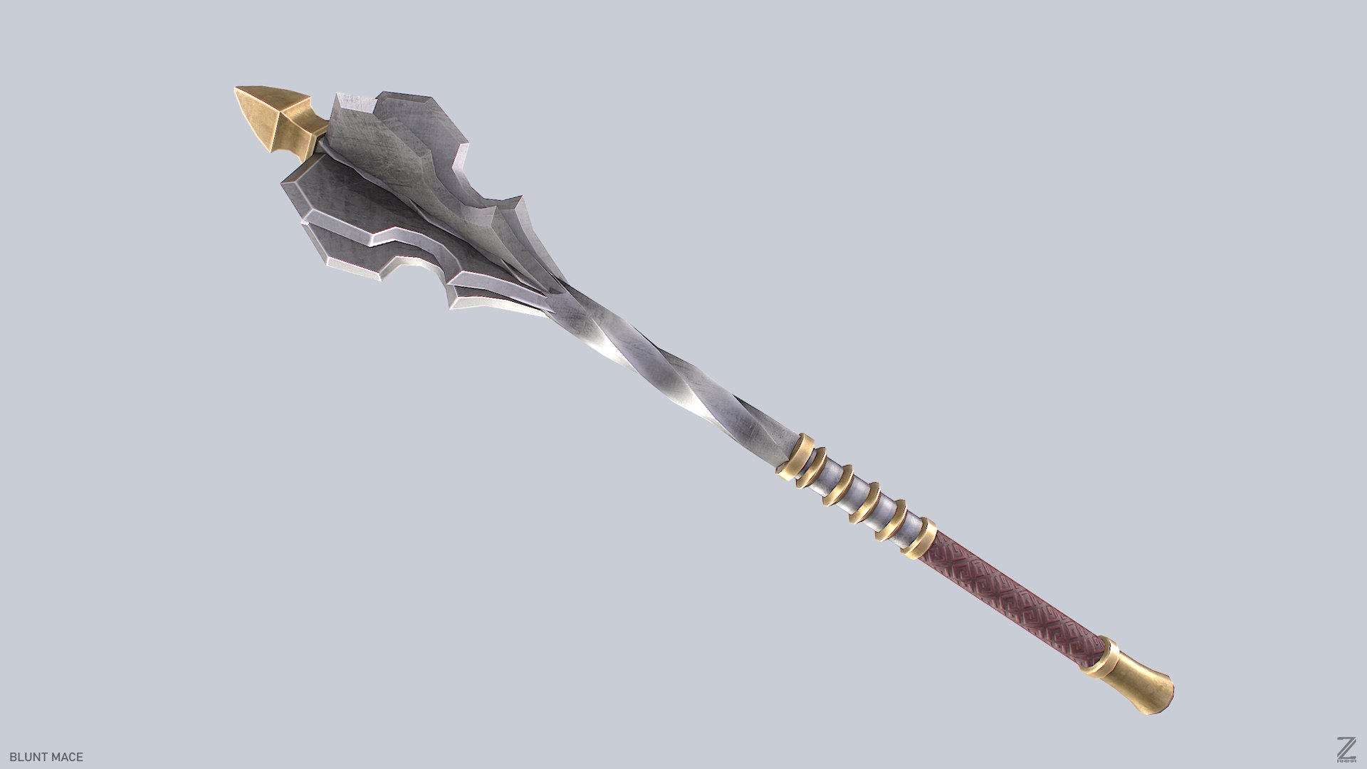 Blunt Mace Model TurboSquid 2223428