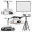 Panasonic Projector Set 3D model