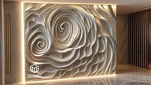 decor set wall panel wall relief mural CNC 44 3D