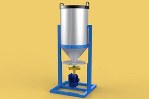 AUTOMATIC FISH FEEDER ROTARY CENTRIFUGAL SPREADER