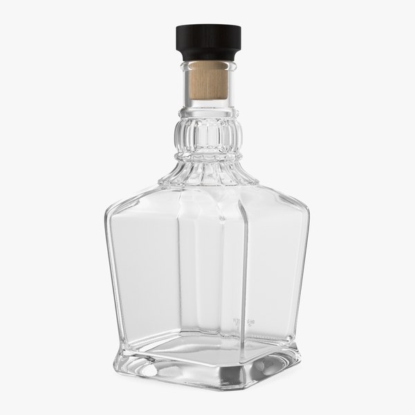 modelo 3d Empty Whiskey Bottle TurboSquid 2051125