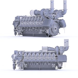 STL file DIESEL ENGINE 1/16 SCALE - HIGH DETAILED FOR RESIN 3D PRINTER  🖨️・3D printer model to download・Cults