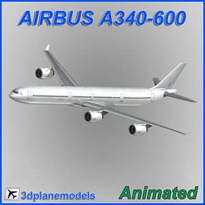 Airbus A340-600 Generic white