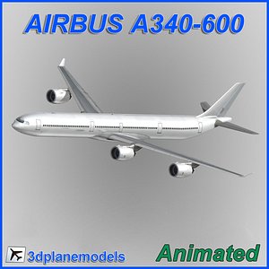 Airbus A340-600 Generic white