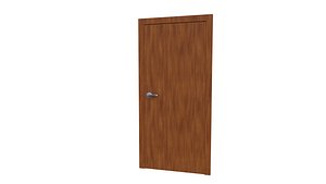 The door lowpoly 3D model
