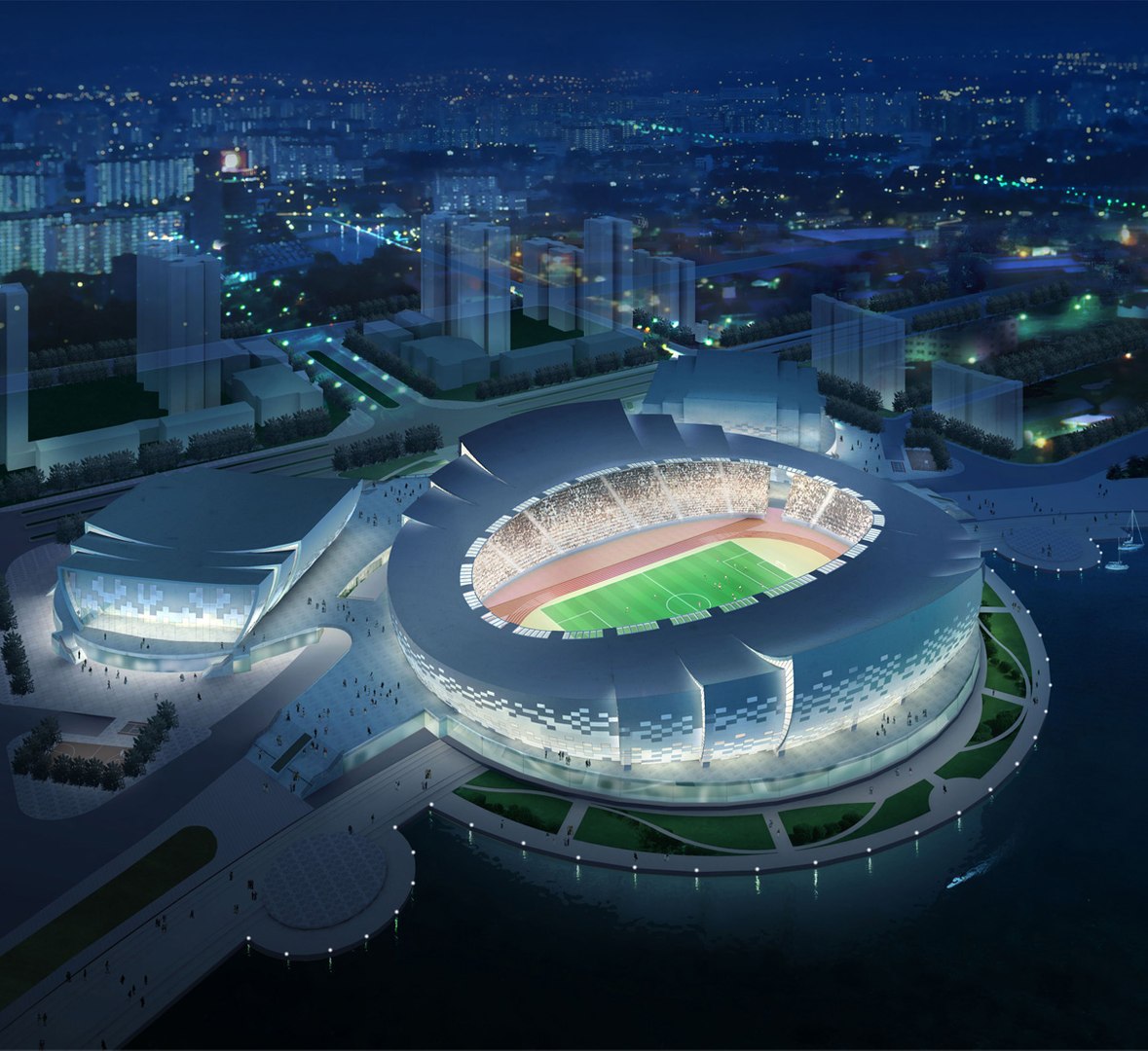 stadium 3d model
