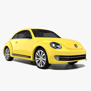 Volkswagen Beetle 3D Model  Classic Car Vehicle model