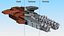 Futuristic Spaceship Carrier