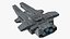Futuristic Spaceship Carrier