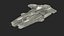 Futuristic Spaceship Carrier