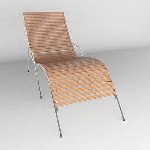 deck chair 3d max