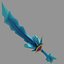 3D model sword
