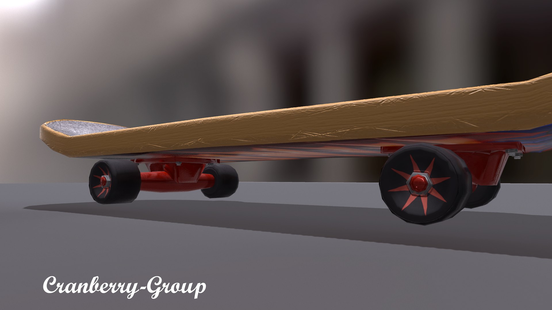 Cartoon Skateboard Lowpoly 3D Model TurboSquid 1319304